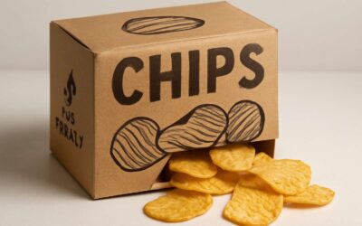Stand out on shelves with chip box packaging that catches the eye